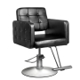 Zestaw Mebli Fryzjerskich - 3 Fotele Hair System 90-1 Czarne - 3