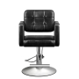 Zestaw Mebli Fryzjerskich - 3 Fotele Hair System 90-1 Czarne - 5