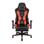 Fotel gamingowy Premium 557 z podnóżkiem czerwony - 3