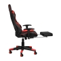 Fotel gamingowy Premium 557 z podnóżkiem czerwony - 8