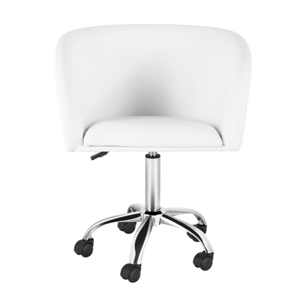 Krzesło kosmetyczne Madame białe - 3