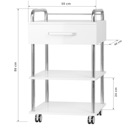 Pomocnik podologiczny 6050 biały - 5