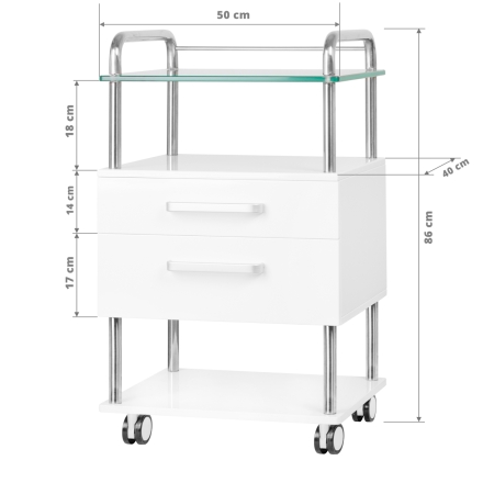 Pomocnik podologiczny 6052 biały - 5