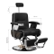 Gabbiano fotel barberski Livio czarny - 2