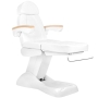 Fotel kosmetyczny elektr. Lux biały - 3