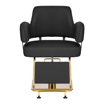 Gabbiano fotel fryzjerski Linz złoto czarny - 3