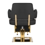 Gabbiano fotel fryzjerski Linz złoto czarny - 5