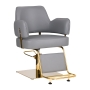 Gabbiano fotel fryzjerski Linz złoto szary - 2