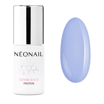 NEONAIL Lakier Hybrydowy 7,2 ml - Cover Base Protein Pastel Blue