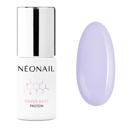 NEONAIL Lakier Hybrydowy 7,2 ml - Cover Base Protein Pastel Lilac