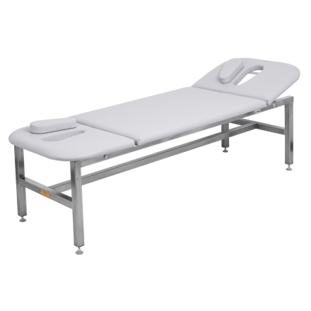 Kozetka lekarska z stali nierdzewnej Medic Cardio