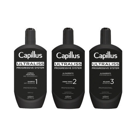 Capillus ultraliss nanoplastia, zestaw do zabiegu nanoplastii, 3x400 ml