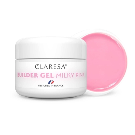 CLARESA BUILDER GEL Milky Pink -15 g