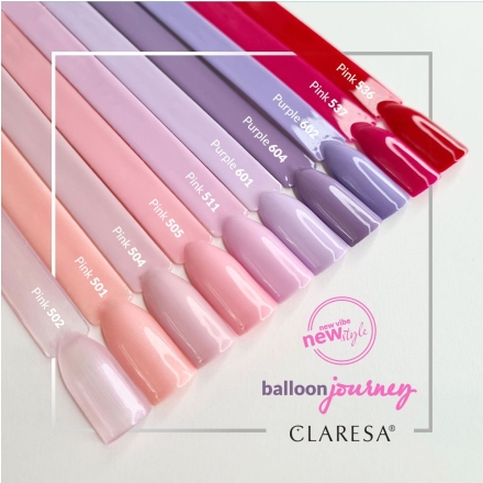 CLARESA Lakier hybrydowy PINK 504 -5g - 2