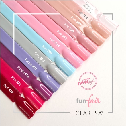 CLARESA Lakier hybrydowy PINK 510 -5g - 2