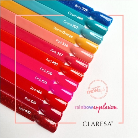 CLARESA Lakier hybrydowy PINK 516 -5g - 2