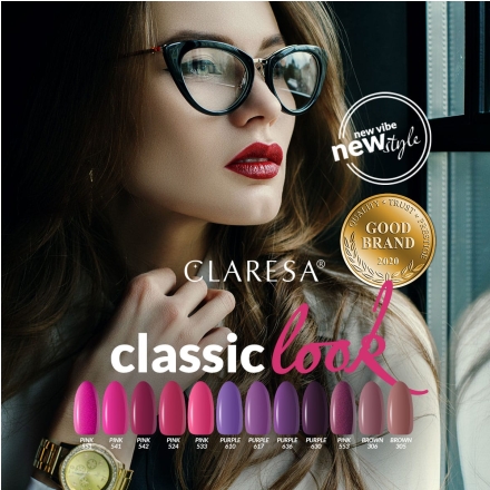 CLARESA Lakier hybrydowy PINK 524 -5g - 3