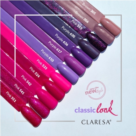 CLARESA Lakier hybrydowy PINK 533 -5g - 2