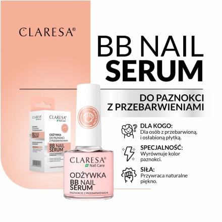 CLARESA Odżywka do paznokci BB Nail Serum 5 g - 3