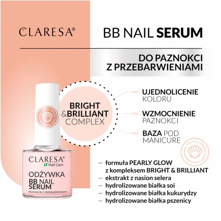 CLARESA Odżywka do paznokci BB Nail Serum 5 g - 4