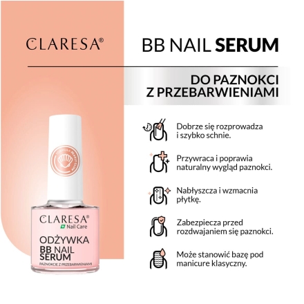 CLARESA Odżywka do paznokci BB Nail Serum 5 g - 5