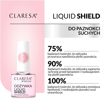 CLARESA Odżywka do paznokci Liquid Shield 5 g - 6