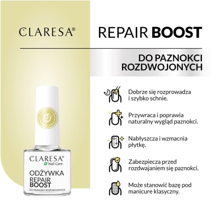 CLARESA Odżywka do paznokci Repair Boost 5 g - 5