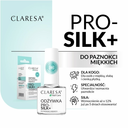CLARESA Odżywka do paznokci Silk+ 5 g - 3
