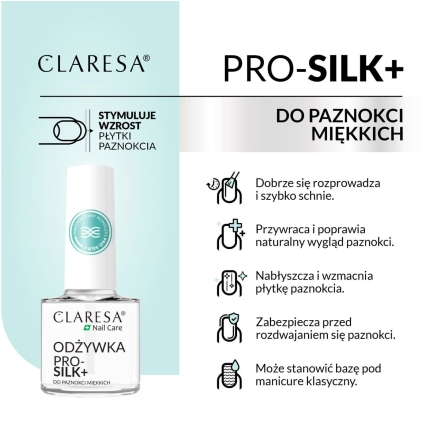 CLARESA Odżywka do paznokci Silk+ 5 g - 5
