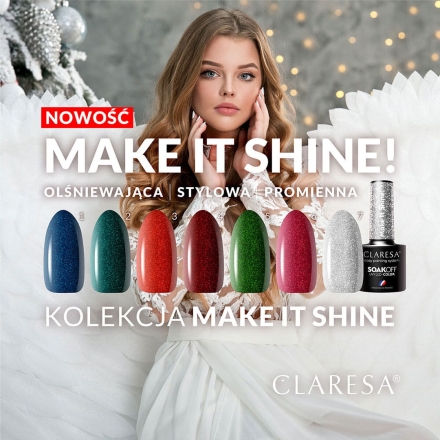 CLARESA Lakier hybrydowy Make It Shine! 1 -5g - 3