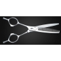 Profesjonalne leworęczne nożyczki fryzjerskie KASHO - Ivory - 3