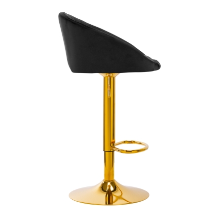 Hoker barowy QS-B16g aksamit czarny - 2