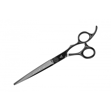 Nożyczki barberskie ASCARI Japan Black Edition 7 leworęczne - 3