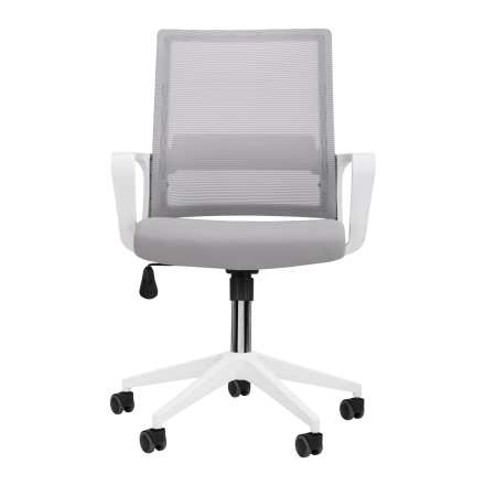 Fotel biurowy QS-11 biało-szary - 3