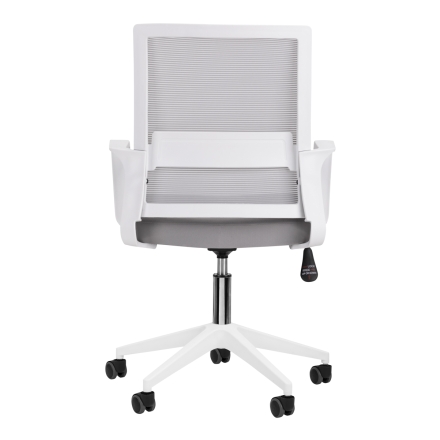 Fotel biurowy QS-11 biało-szary - 4