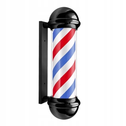 Sibel Barber Pole Black Słupek Plafon Barber 70cm