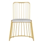Krzesło Velvet MT-307 złoto szare - 4