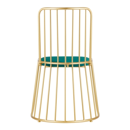 Krzesło Velvet MT-307 złoto zielone - 4