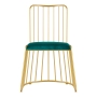 Krzesło Velvet MT-307 złoto zielone - 4