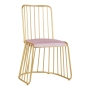 Krzesło Velvet MT-307 złoto różowe - 2