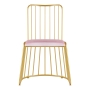 Krzesło Velvet MT-307 złoto różowe - 4