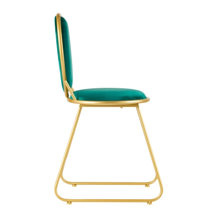 Krzesło Velvet MT-309 złoto zielone - 2
