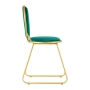 Krzesło Velvet MT-309 złoto zielone - 3