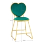 Krzesło Velvet MT-309 złoto zielone - 7