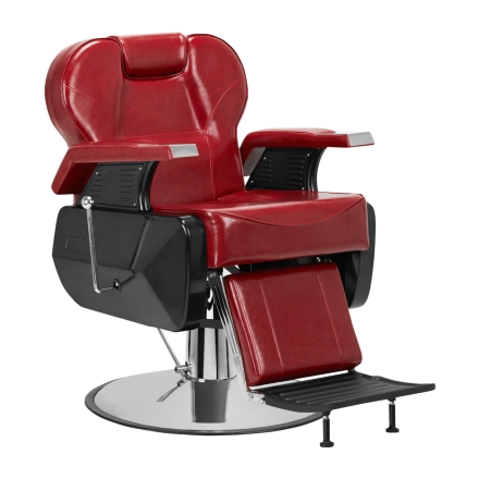 Hair System fotel barberski New York czerwony