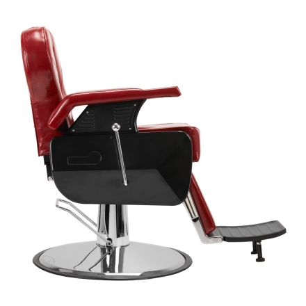 Hair System fotel barberski New York czerwony - 5