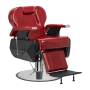 Hair System fotel barberski New York czerwony - 2