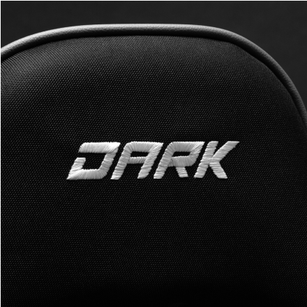 Dark fotel gamingowy materiałowy czarny / ciemno szary - 13