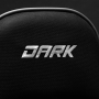 Dark fotel gamingowy materiałowy czarny / ciemno szary - 14