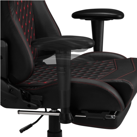 Dark fotel gamingowy premium czarny - 10